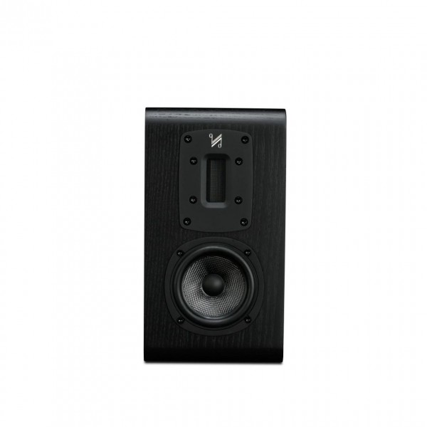 Quad S Series S1 Veneer Bookshelf Speakers (Pair), Black Oak (2)