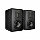 Quad S Series S2 Bookshelf Speakers (Pair), Black Oak
