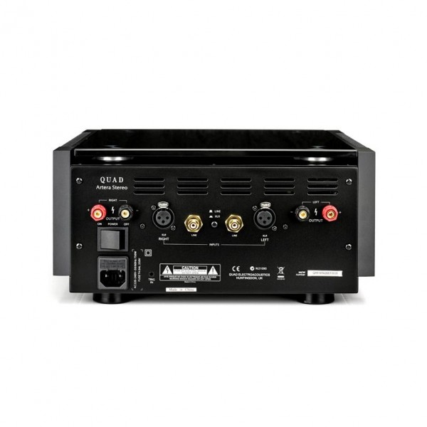 Quad Artera Stereo Black Power Amplifier