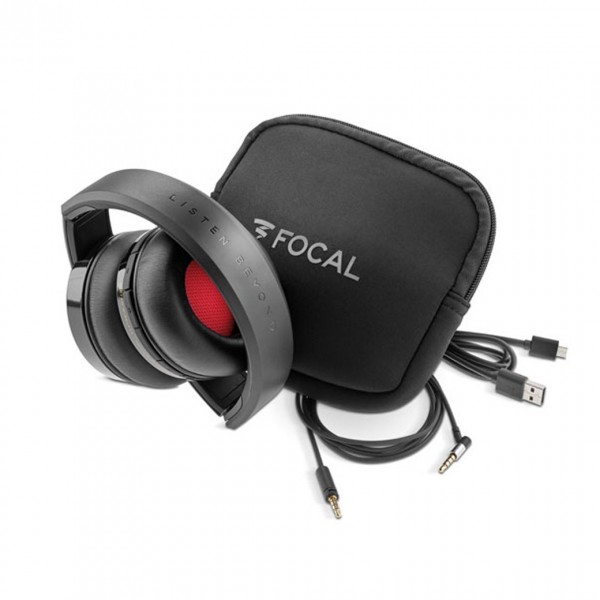 Focal Listen Black Closed Back Wireless Headphones