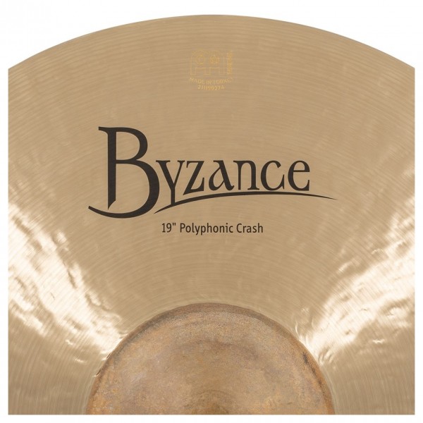 Meinl Byzance Traditional 19'' Polyphonic Crash Cymbal