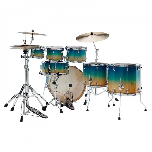 Tama Superstar Classic Exotix 22" 7pc, Caribbean Lacebark Pine Fade - Back