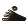 Fisual Chunky Cable Ties Black Pack 100