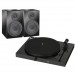 Pro-Ject Juke Box E Speaker Box 5 Black Turntable Speaker Bundle