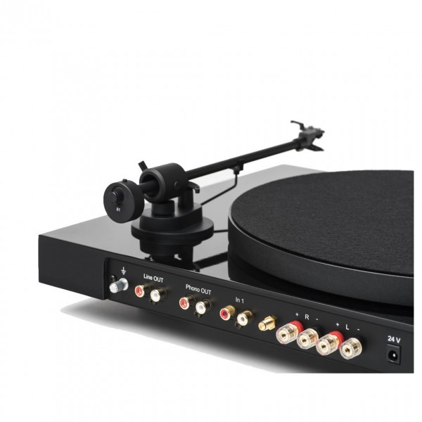 Pro-Ject Juke Box E Speaker Box 5 Black Turntable Speaker Bundle