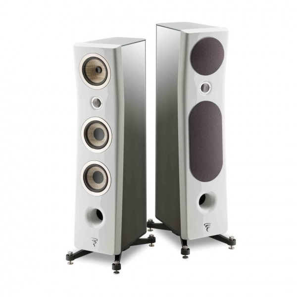 Focal Kanta No2 Gloss White/Black 3-Way Floorstanding Speakers (Pair)