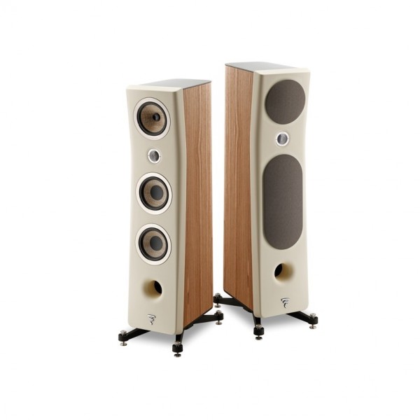 Focal Kanta No2 Ivory/Walnut 3-Way Floorstanding Speakers (Pair)