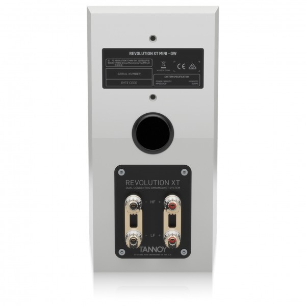 Tannoy Revolution XT Mini Gloss White Bookshelf Speakers (Pair) at