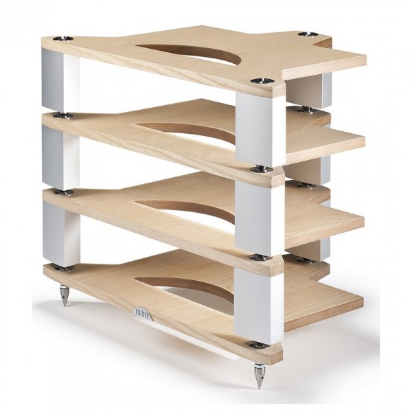 Naim FraimLite Natural Ash w/ Silver Uprights 115mm Shelf Modules (2 Pack)
