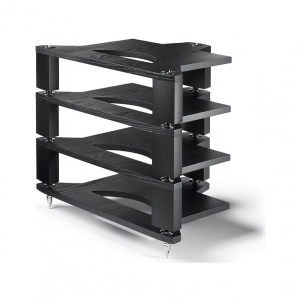 Naim FraimLite Black Ash w/ Black Uprights 115mm Shelf Modules (2 Pack)