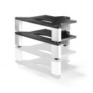 Naim FraimLite Black Ash with Silver Uprights 115mm Shelf Modules (2 Pack)