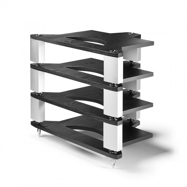 Naim FraimLite Black Ash w/ Silver Uprights 115mm Shelf Modules (2 Pack)