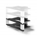 Naim FraimLite Black Ash with Silver Uprights Base and 115mm Shelf Module