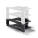 Naim FraimLite Black Ash with Black Uprights Base and 115mm Shelf Module