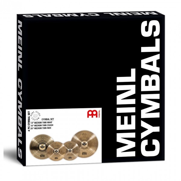 Meinl Pure Alloy Custom Cymbal Set (PAC14MTH, PAC18MTC, PAC20MTR) - Box