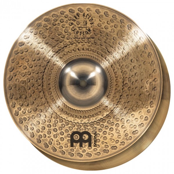 Meinl Pure Alloy Custom Cymbal Set (PAC14MTH, PAC18MTC, PAC20MTR) - Hi-Hat