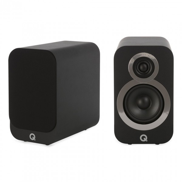 Q Acoustics Q 3010i Carbon Black Bookshelf Speakers (Pair)