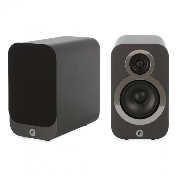 Q Acoustics Q 3010i Graphite Grey Bookshelf Speakers (Pair)