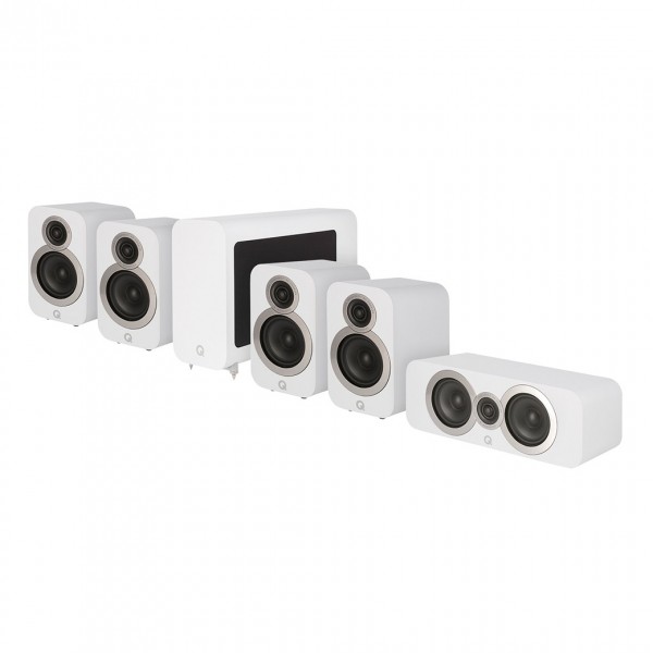 Q Acoustics Q 3010i Arctic White 5.1 Speaker Package