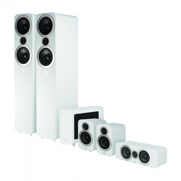 Q Acoustics Q 3050i Arctic White 5.1 Speaker Package