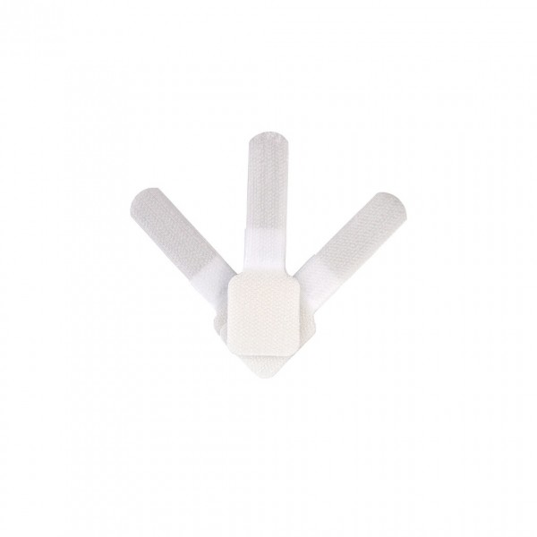 Fisual Adhesive Cable Ties White 10 Pack