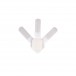 Fisual Adhesive Cable Ties White 10 Pack