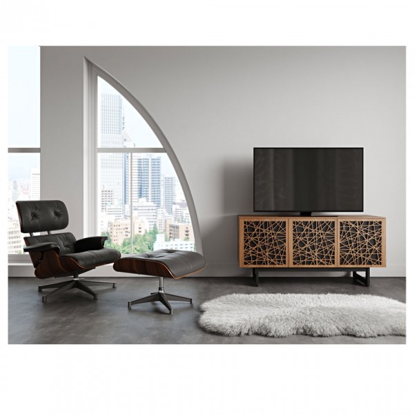 BDI Elements 8777-ME Ricochet / Walnut TV Cabinet