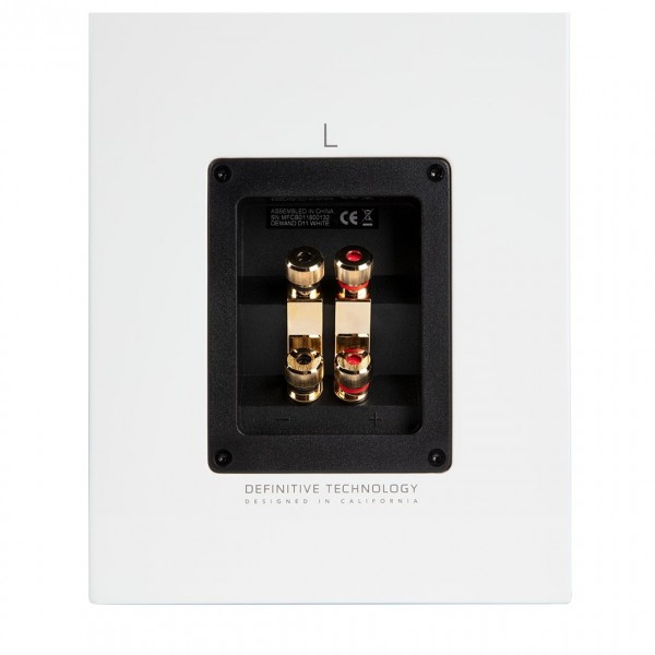 Definitive Technology Demand Series D11 Gloss White Bookshelf Speakers (Pair)
