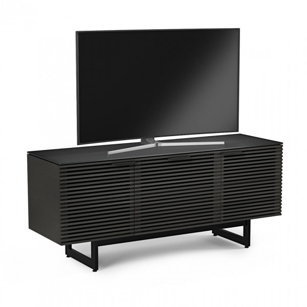 BDI Corridor 8177 Charcoal Stained Ash TV Cabinet