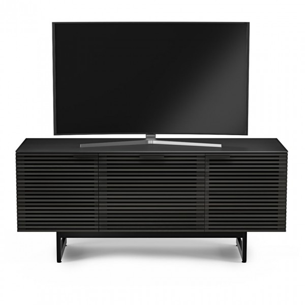 BDI Corridor 8177 Charcoal Stained Ash TV Cabinet