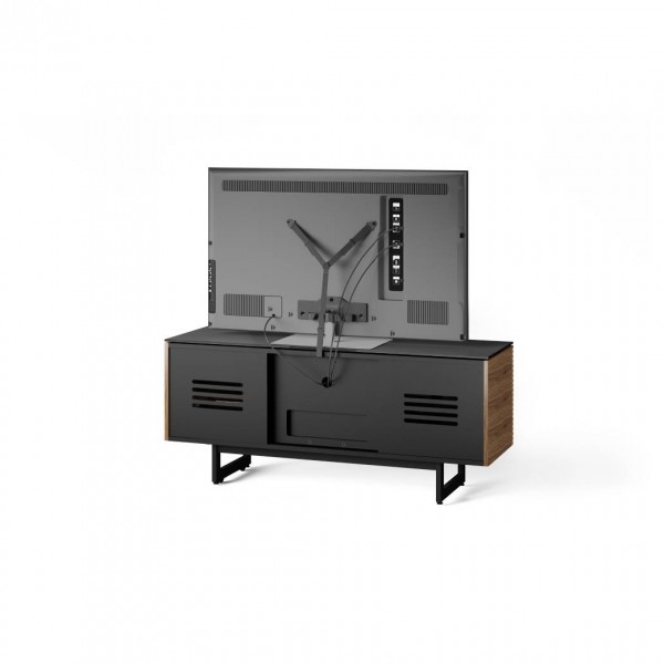BDI Corridor 8177 Charcoal Stained Ash TV Cabinet