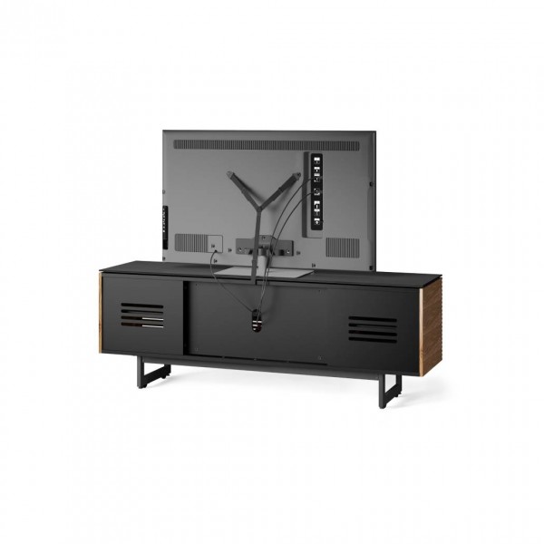 BDI Corridor 8179 Charcoal Stained Ash TV Cabinet