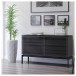 BDI Corridor SV 7128 Charcoal Stained Ash TV Cabinet