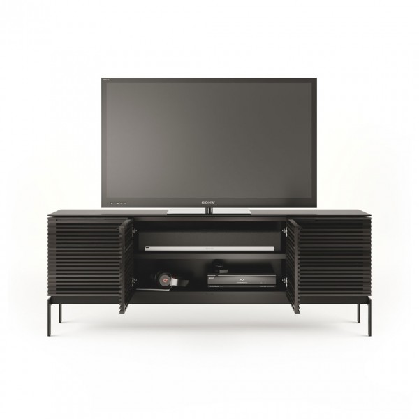 BDI Corridor SV 7129 Charcoal Stained Ash TV Cabinet