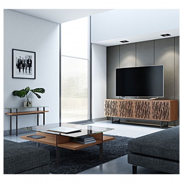 BDI Elements 8779-ME Ricochet / Walnut TV Cabinet