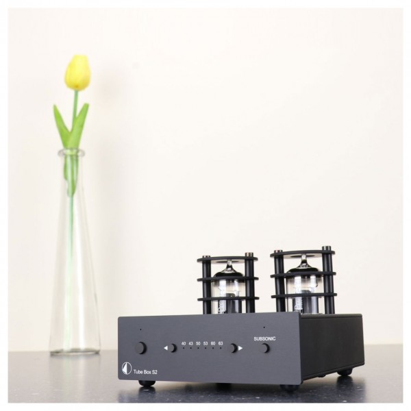 Pro-Ject Tube Box S2 Black Valve Phonostage