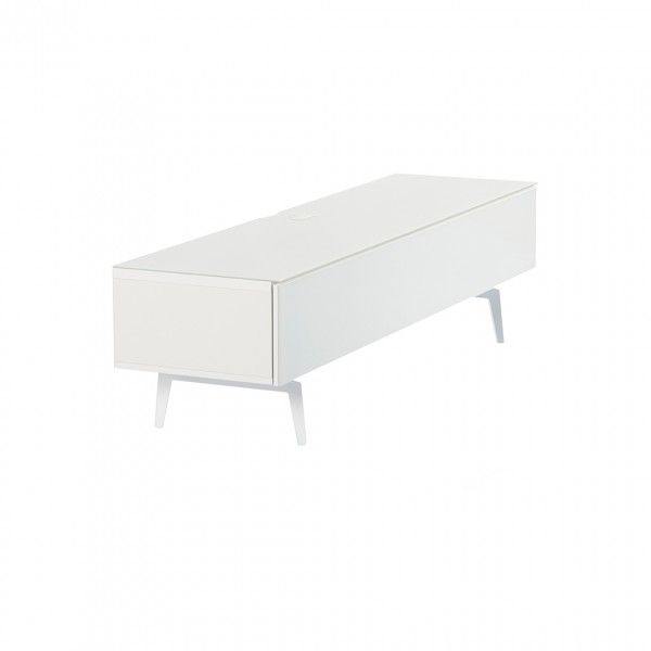 Spitfire Design Studio AV1650S White Slim TV Cabinet