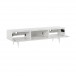 Spitfire Design Studio AV1650S White Slim TV Cabinet