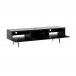 Spitfire Design Studio AV1650S Black Slim TV Cabinet