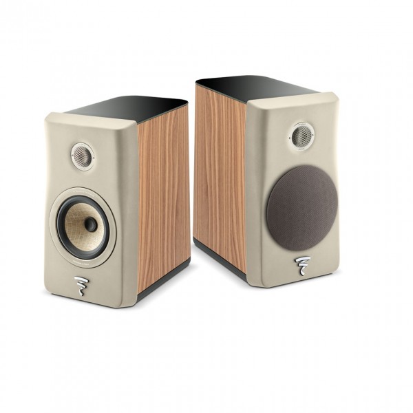 Focal Kanta No1 Ivory/Walnut 2-Way Bookshelf Speakers (Pair)