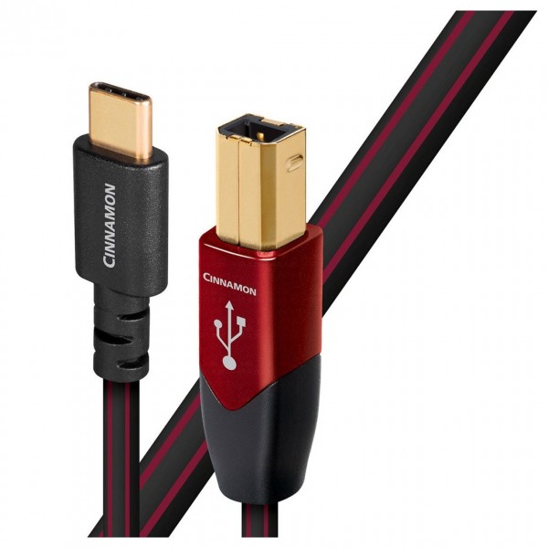 AudioQuest Cinnamon USB B To C Cable 0.75m