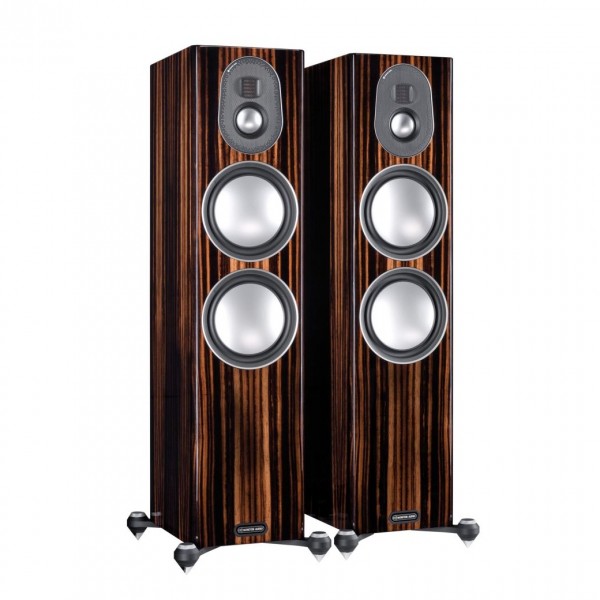 Monitor Audio Gold 300 5G Floorstanding Speakers (Pair), Ebony at
