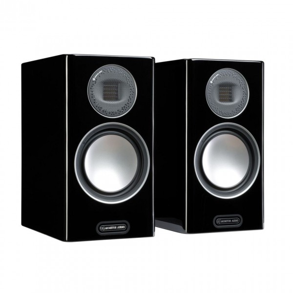 Monitor Audio Gold 100 5G Gloss Black Bookshelf Speakers (Pair)