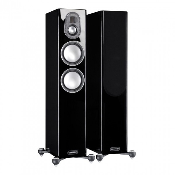 Monitor Audio Gold 200 5G Gloss Black Floorstanding Speakers (Pair)