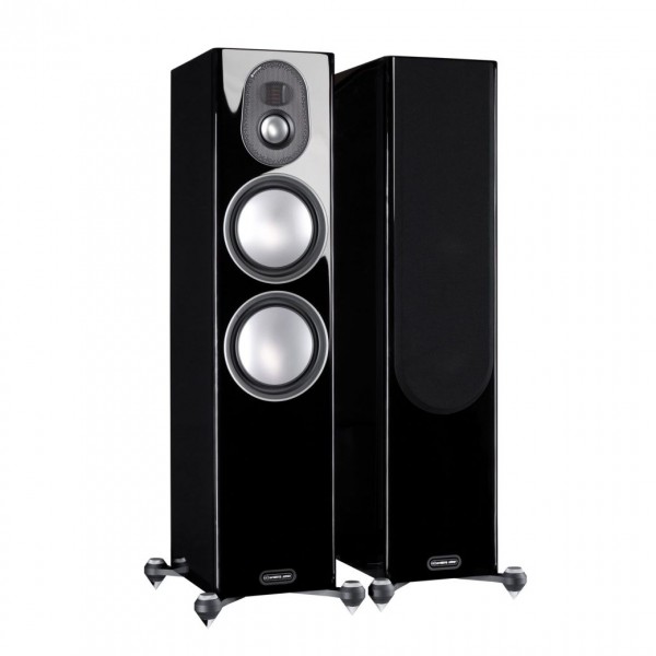 Monitor Audio Gold 300 5G Gloss Black Floorstanding speakers Speakers (Pair)