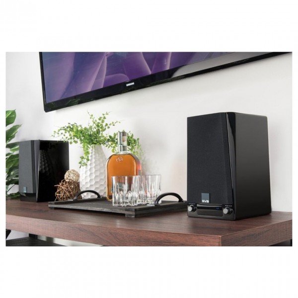 SVS Prime Wireless Bookshelf Black Gloss Speakers (Pair)