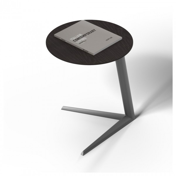 BDI Milo 1055 Charcoal Stained Ash Laptop / Side Table