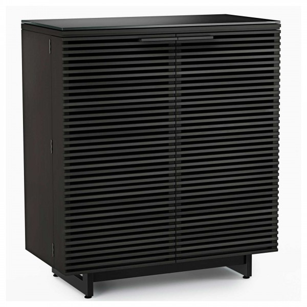BDI Corridor 5620 Charcoal Stained Ash Home Bar Cabinet