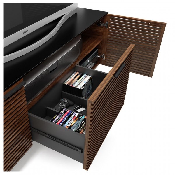BDI Corridor 8177 Chocolate Stained Walnut TV Cabinet