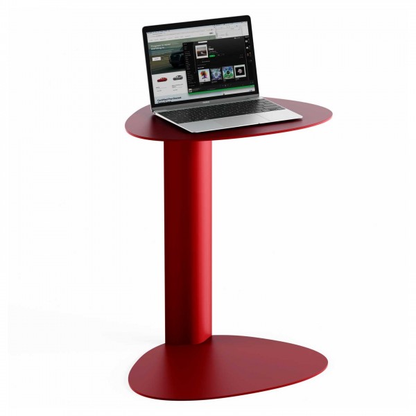 BDI Bink 1025 Cayenne Red Laptop / Side Table